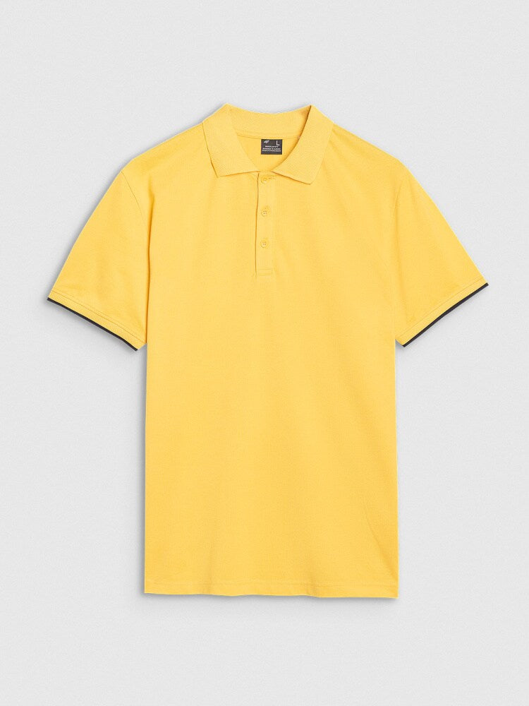 Koszulka polo regular męska - czarna