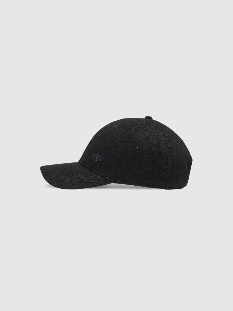 Czapka z daszkiem strapback uniseks - czarna