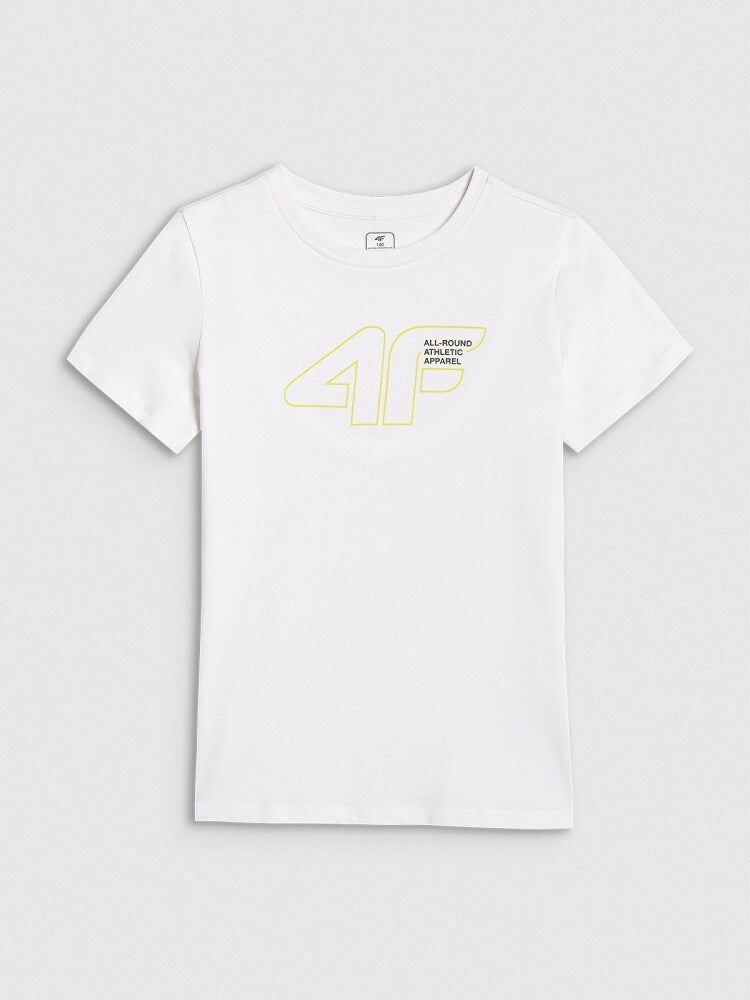 T-shirt regular z nadrukiem chłopięcy - czarny