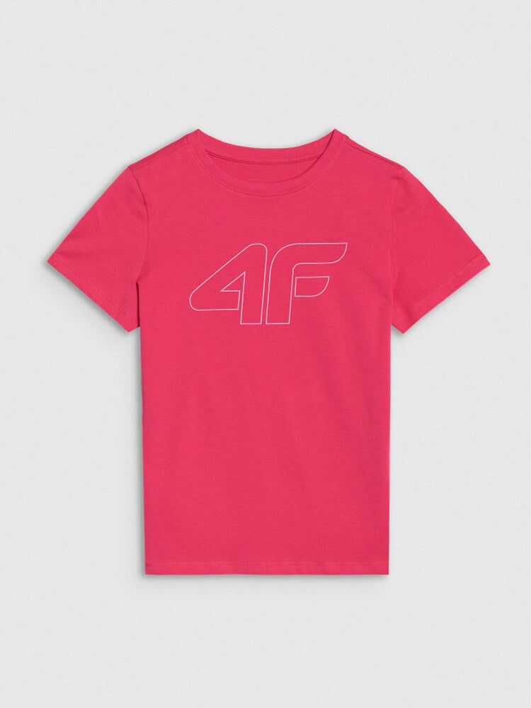 T-shirt regular z nadrukiem dziewczęcy - czarny