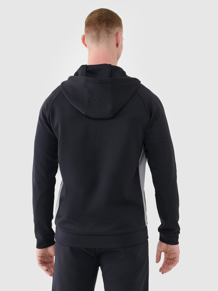 Bluza treningowa szybkoschnąca męska - czarna